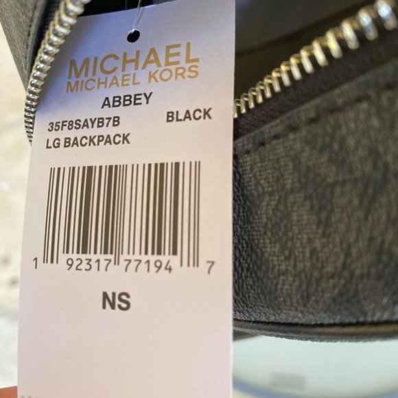 Michael Kors Bags Nwt Michael Kors Large Abbey Signature Backpack
